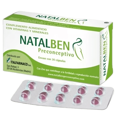 Natalben Preconceptivo 30 Cápsulas